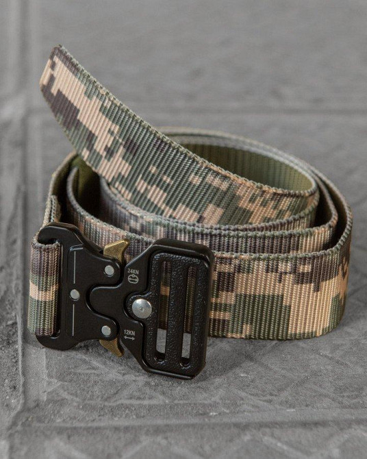 Тактичний ремінь Cobra 140 см піксель ВТ1032 Одеса - фото 1