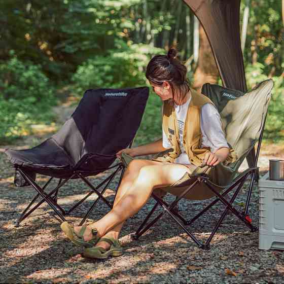 Стілець складаний Naturehike CNK2450JJ020, чорний Киев