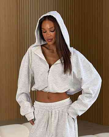 Женский стильный повседневный костюм двойка трехнить петля Меланж, 42/44 Одесса