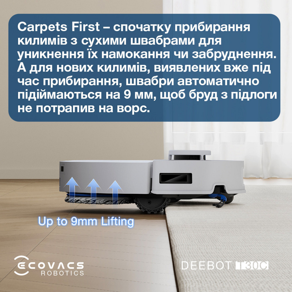 Робот-пилосос Ecovacs Deebot T30C White (DLX71) ( 17217 ) Харків - фото 19
