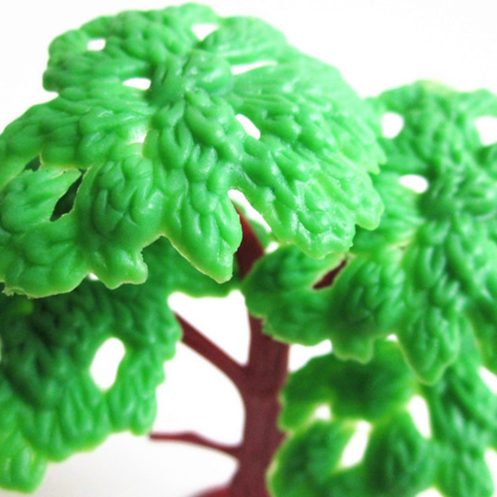 Дерево 8 см пластикове для поробок та творчості Зелене Одеса - фото 2