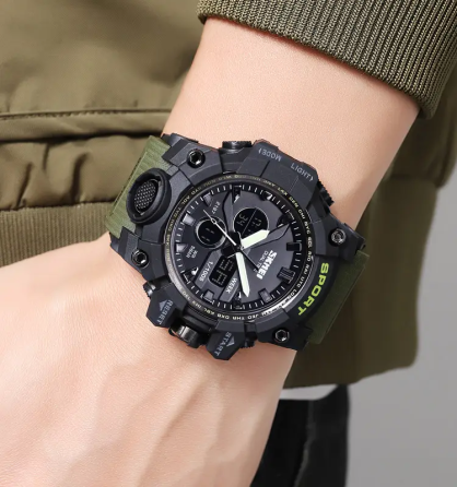 Часы мужские наручные спортивные Skmei 2197 Зеленый Киев