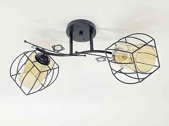 VALESO Стельова люстра на 2 плафони 91187C/2 чорна Коломия