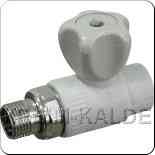 Кран Радіаторний Прямий Kalde ∅20х1/2 (КБП) білого кольору Харків