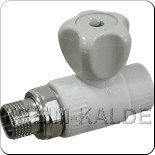 Кран Радіаторний Прямий Kalde ∅20х1/2 (КБП) білого кольору Харків - фото 2