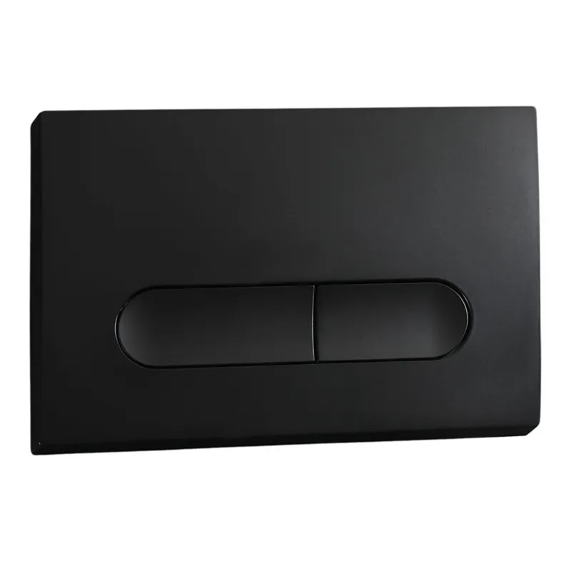Панель змиву Koer KT-0608-05 240x160x10mm пластик., кнопка закруглена (колір чорний матовий) (KR6125)   ( 22007 ) Харьков - изображение 1