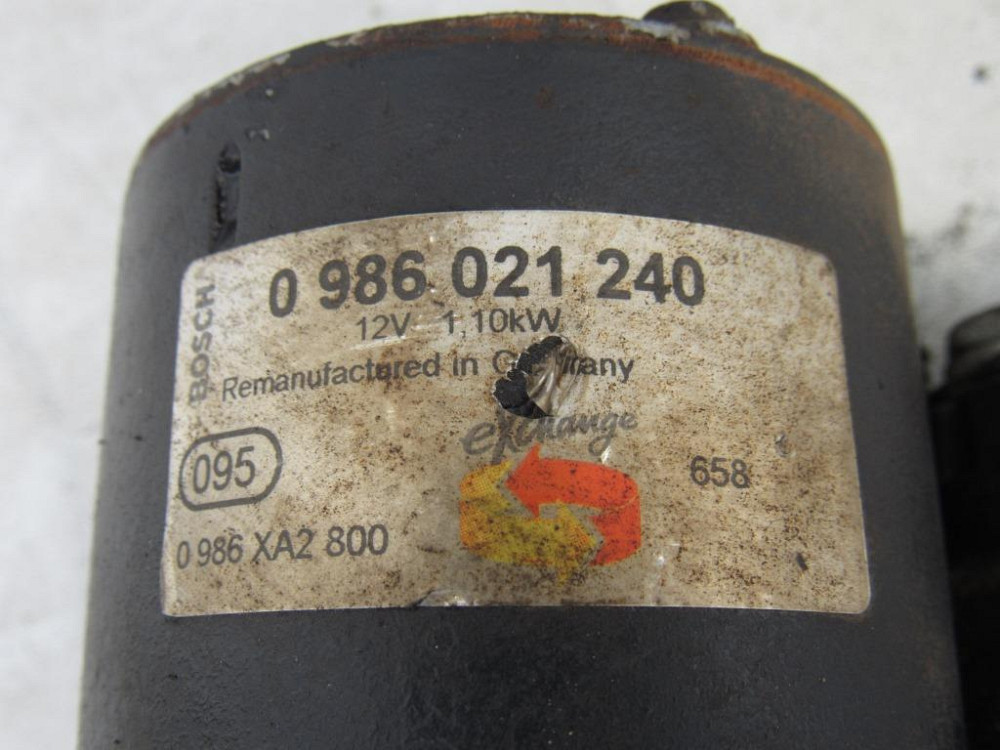 Стартер Opel Combo 1.3 cdti 2001-2011 (0986021240) Ковель - фото 2