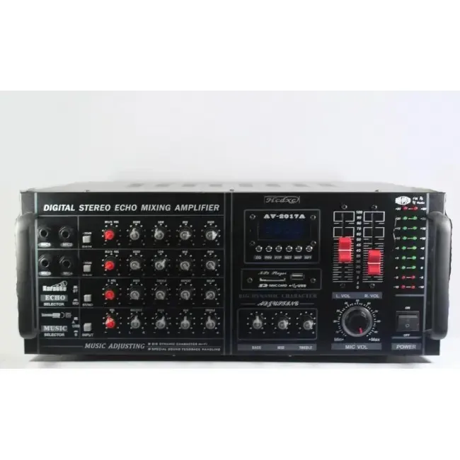 Універсальний підсилювач звуку AMP 747BT з Bluetooth, USB, SD, FM, пультом та стереовиходом Одеса - фото 3