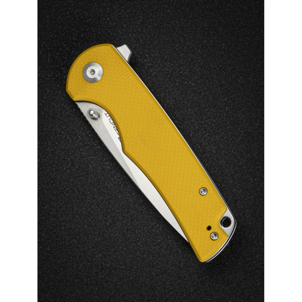 Ніж складаний туристичний Sencut Praktisk, (9.1 см) 9Cr18MoV / G10 жовтий Київ - фото 12