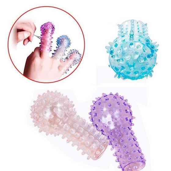 Рельефная насадка для стимуляции эрогенных зон - 5,5*3,5*2 см - Прозрачный Винница