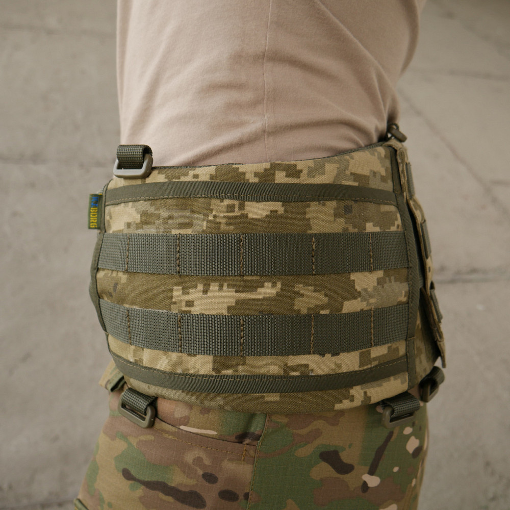 Тактический разгрузочный пояс РПС пиксель Kiborg R-3. Тактический пояс War Belt (варбелт) пиксель Киев - изображение 8