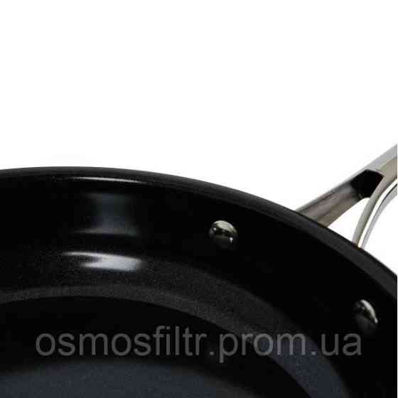 Сковорода Axentia  Brilliant  28 cм нержавіюча сталь керамічне покриття (135945) Київ