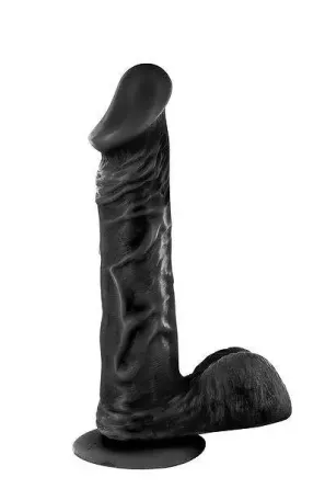 Фалоімітатор Real Body — Real Tony Black, TPE, діаметр 3,5 см Львів