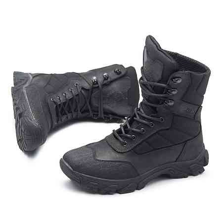 Тактичні берці Б6 чоловічі чорні - водонепроникні, вологостійкі, міцні, армійське взуття ЗСУ 43 (28,5) Харків