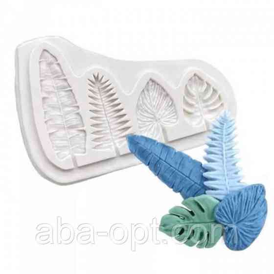 Молд силіконовий 8,5 х 5,5 см Листя папороті (шт) Одеса