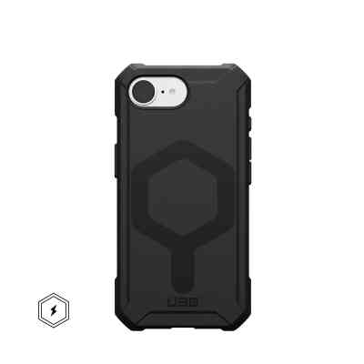 Чехол для мобильного телефона UAG iPhone 16E (4th Gen, 2025) Essential Armor MagSafe Black (114496114040) Винница