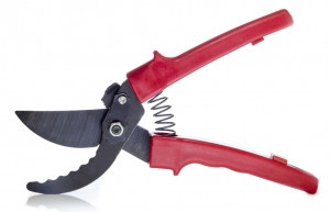 Секатор червоний (лезо хвилею) Полтава - фото 1