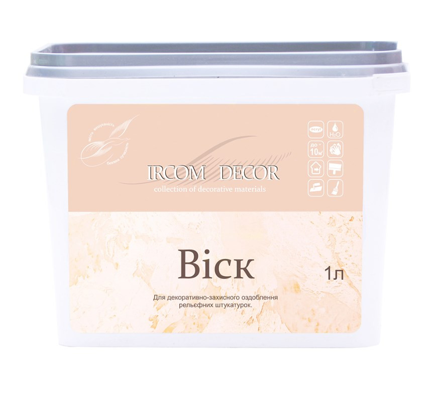Віск для рельєфної штукатурки ІРКОМ ІР-52 1 л Киев - изображение 1