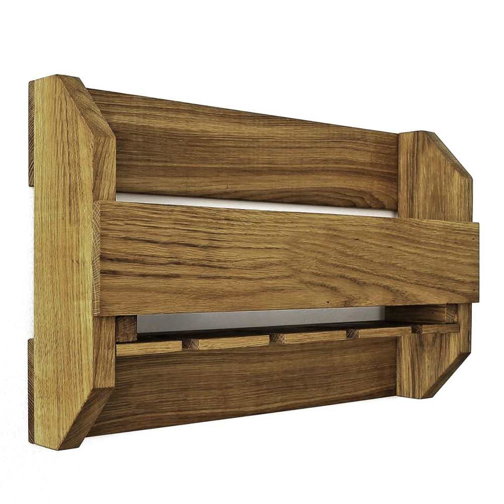 Настінна винна полиця "Такаї" палісандр Миколаїв - фото 1