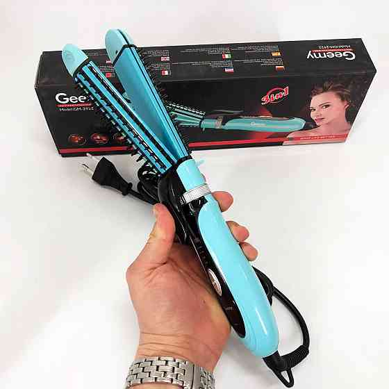 Плойка для створення гофре для волосся Gemei GM-2922 Багатофункціональні плойки волосся FE-13 Івано-Франківськ