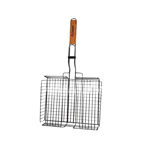 Решітка-гриль глибока з дерев'яною ручкою 31*25*5,5см Скаут Житомир - фото 1