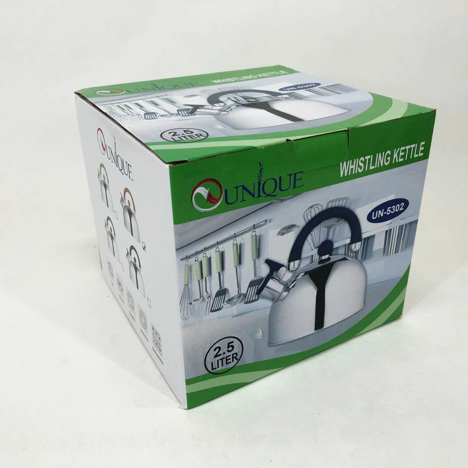 Кухонный чайник с ручкой и свистком, Обычный чайник на газовую плиту со свистком с тяжелым дном GY-20 Львов - изображение 6