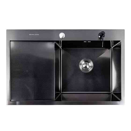 CM 78*50 R DÉCOR Мийка PVD чорна Valeso Handmade (3.0/0.8) Коломыя