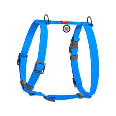 Шлей для собак WAUDOG Waterproof Н-образная анатомическая М голубая (32812) Винница