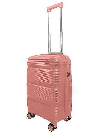 Валіза поліпропіленова Milano Bag 0307 мала 55 см рожева Київ