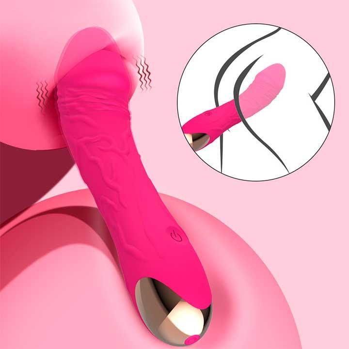 Вібратор для стимуляції точки G "Dibe" 20 режимів вібрації Фіолетовий Вінниця - фото 8