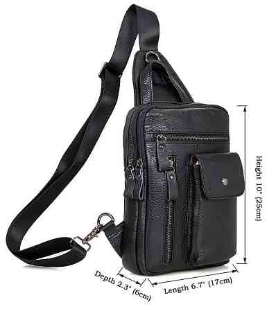 Сумка мужская Vintage 14407 Черная Киев