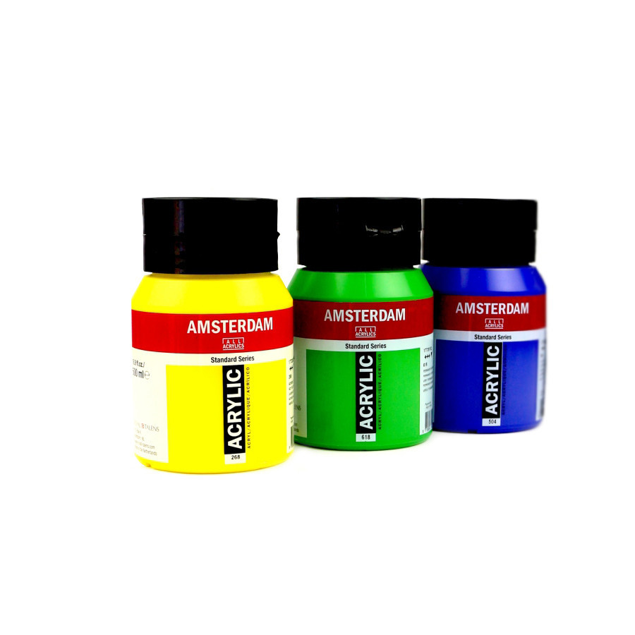 Краска акриловая AMSTERDAM (409) Умбра жженая 500 мл Royal Talens Киев - изображение 2