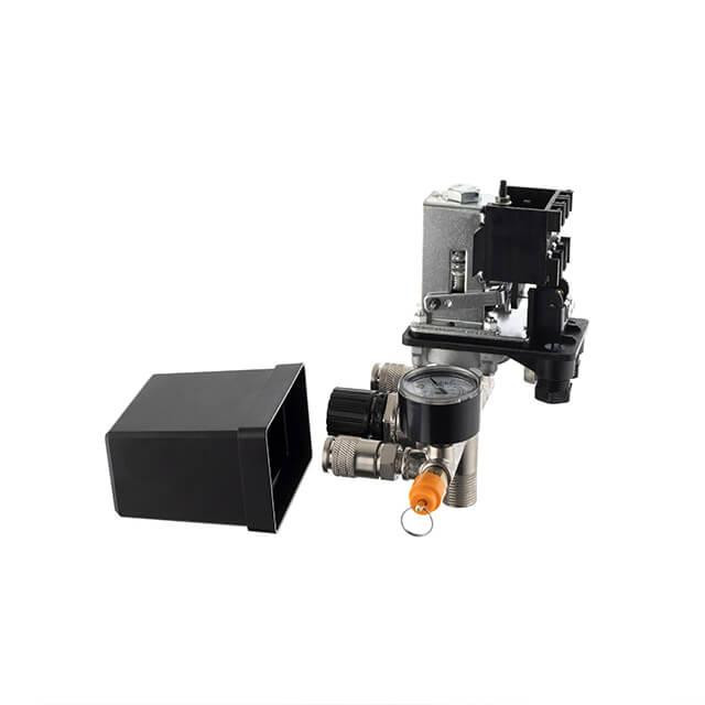 Пресостат 380 В (блок автоматики компресора) в зборі: пресостат, редуктор, 2 манометри, запобіжний клапан, 2 виходи, 10 бар Київ - фото 5