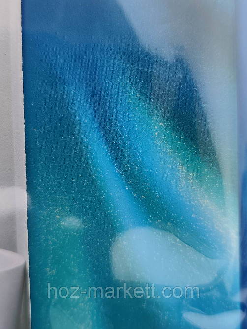 Штора у ванну силіконова море шторка для ванної 180 х 180 см Харків - фото 4