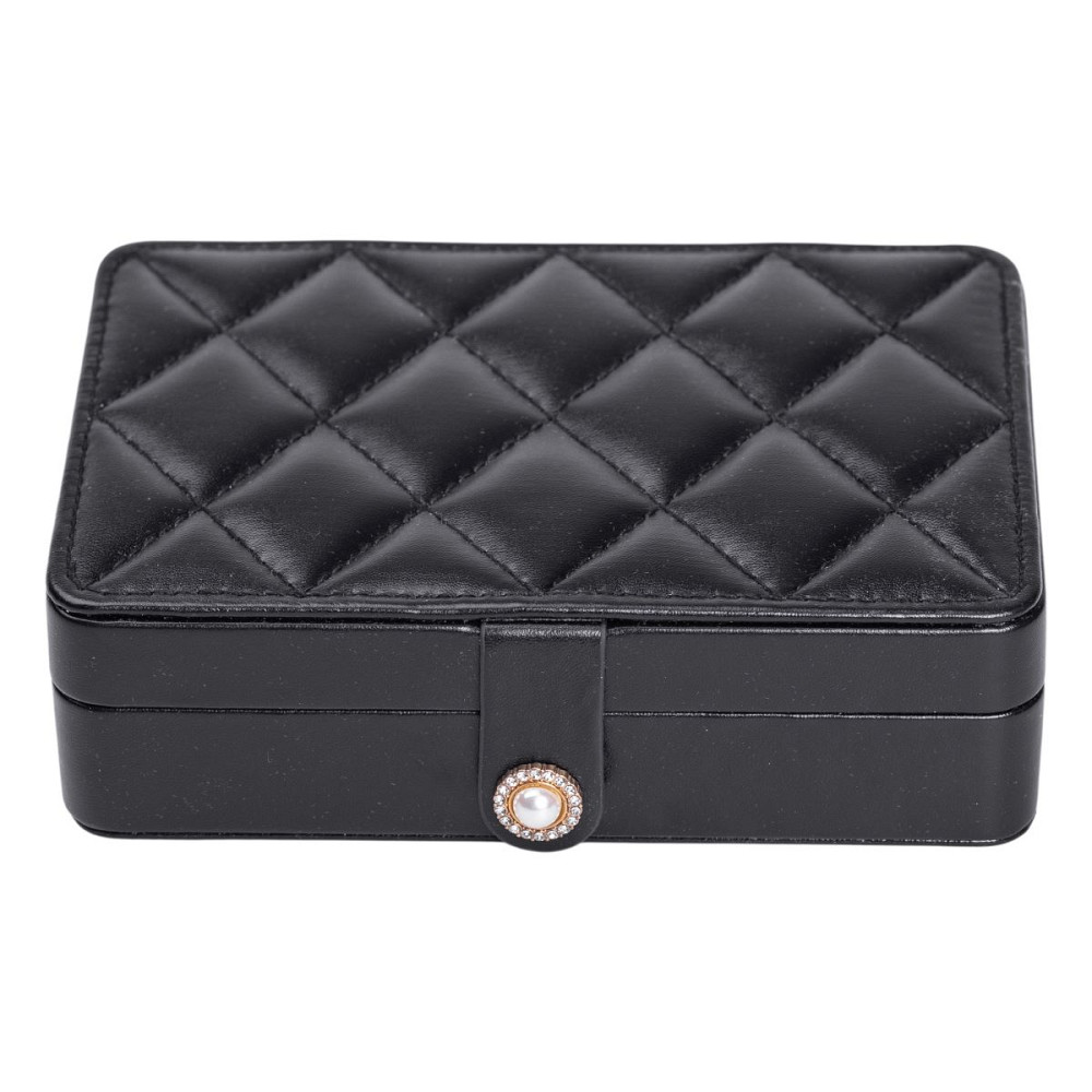 Скринька для прикрас з еко шкіри 16×11×4.7 см органайзер для ювелірних виробів HP-5-30B Коломия - фото 2