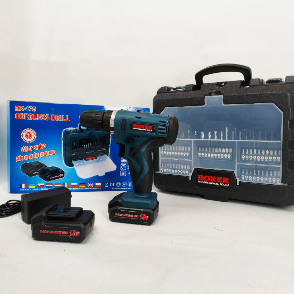 Шуруповерт с дополнительными насадками, Дрель шуруповерт аккамуляторный Рабочий ZX-91 Львов - изображение 2