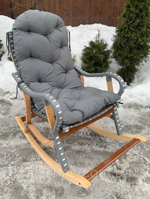 Кресло - качалка с накидкой Киев - изображение 8