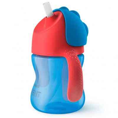 Поильник-непроливайка Philips AVENT с трубочкой 210 мл, 9 мес+ синий (SCF796/01) Винница