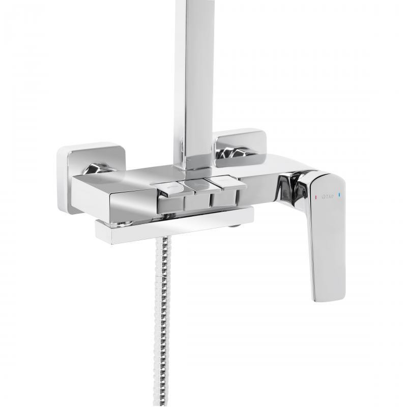 Душова система універсальна Qtap Crow на три споживачі (з виливом) QTCRO111CRM48648 Chrome Київ - фото 4