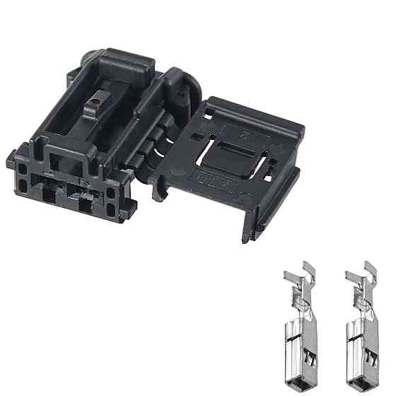 Роз'єм конектор 2-кон., Подсветка, 98819-1021, Molex Франция, Италия універс., Fiat, Renault Київ