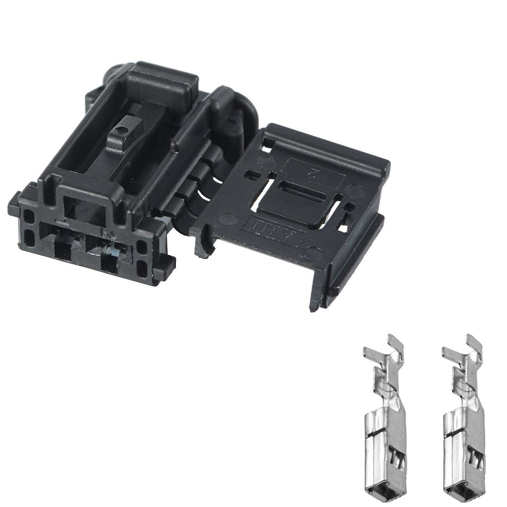 Роз'єм конектор 2-кон., Подсветка, 98819-1021, Molex Франция, Италия універс., Fiat, Renault Київ - фото 1