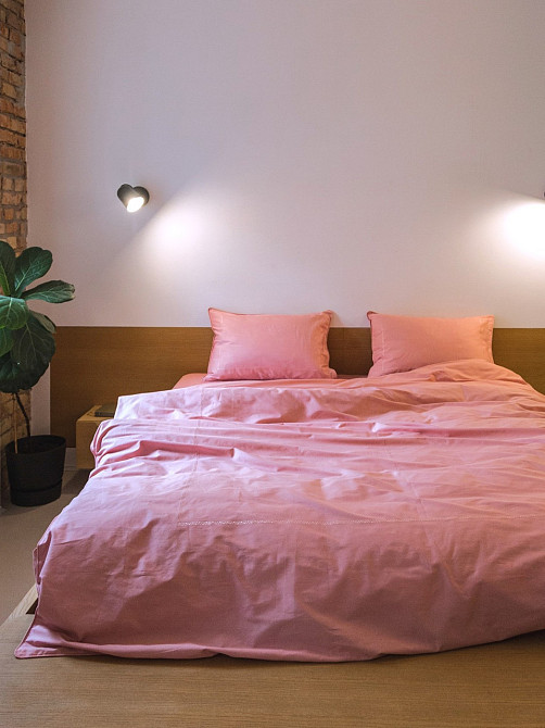 Ecotton Комплект постільної білизни Ecotton Євро з вишивкою та кантом Brindal Rose в чохлі для Коломыя - изображение 6