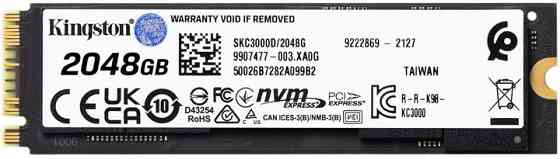 Накопичувач SSD 2 TB Kingston KC3000 M.2 2280 PCIe 4.0 x4 NVMe 3D TLC (SKC3000D/2048G) M.2 2280 Харків