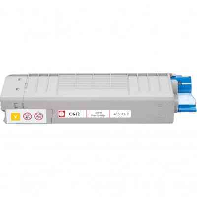 Тонер-картридж BASF OKI C612/ 46507517 Yellow (KT-46507517) Винница