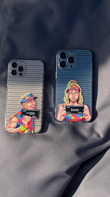 Парные Премиум чехлы на Iphone ,Xiaomi , MEIZU ,HUAWEI и Samsung | Barbie и Ken Черновцы - изображение 2