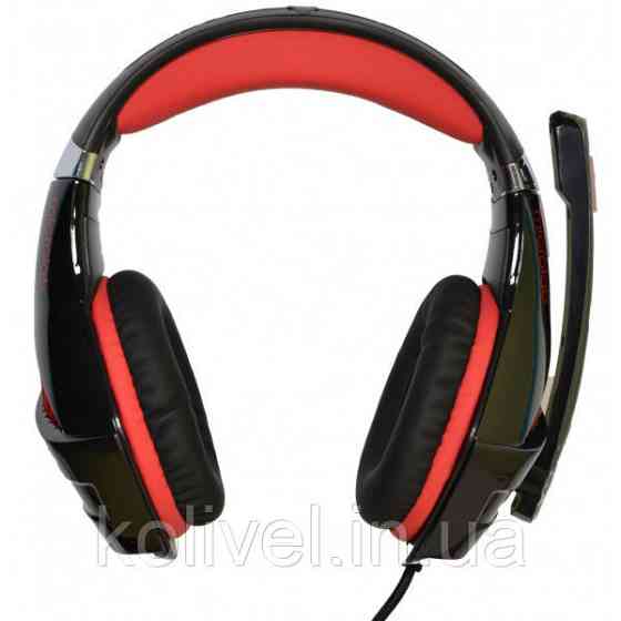 Навушники з мікрофоном Microlab G6 black+red (G6_b+r) Київ