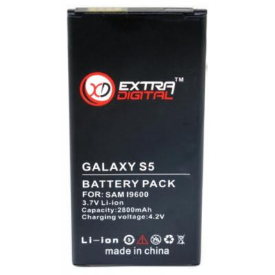 Акумуляторна батарея Extradigital Samsung GT-i9600 Galaxy S5 (2800 mAh) (BMS1152) Вінниця - фото 1