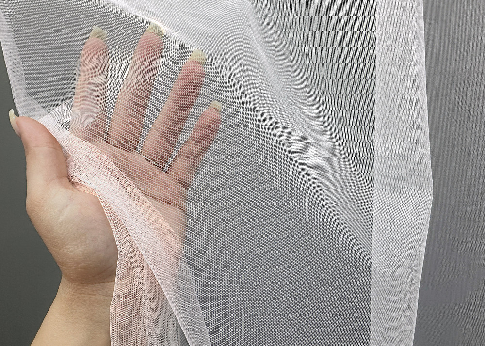 Тюль VR-Textil 1821т Фатин с вышивкой Белый 300х270 см (42-0804) Киев - изображение 4