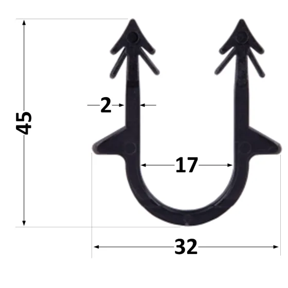 Скоба якорная Thermo Alliance Forte для такера (упаковка 250 шт.) Киев