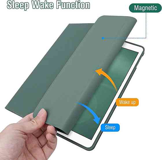Чехол‑клавиатура для iPad 10.2 7/8/9 поколений Dark Green съемная беспроводная клавиатура отсек для Pencil Киев